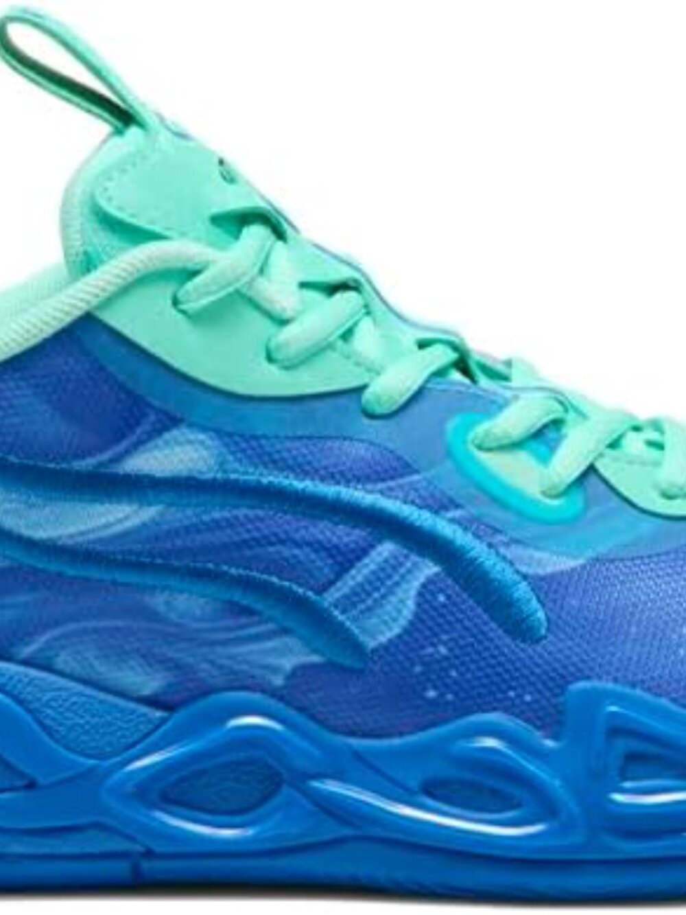 PUMA Kids Boys X Lamelo Ball Mb.04 Lo Team Basketball Sneakers Shoes - Blue US 8 - Picture 3 of 8